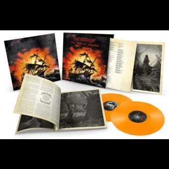 SAVATAGE The Wake Of Magellan 2LP ORANGE [VINYL 12"]